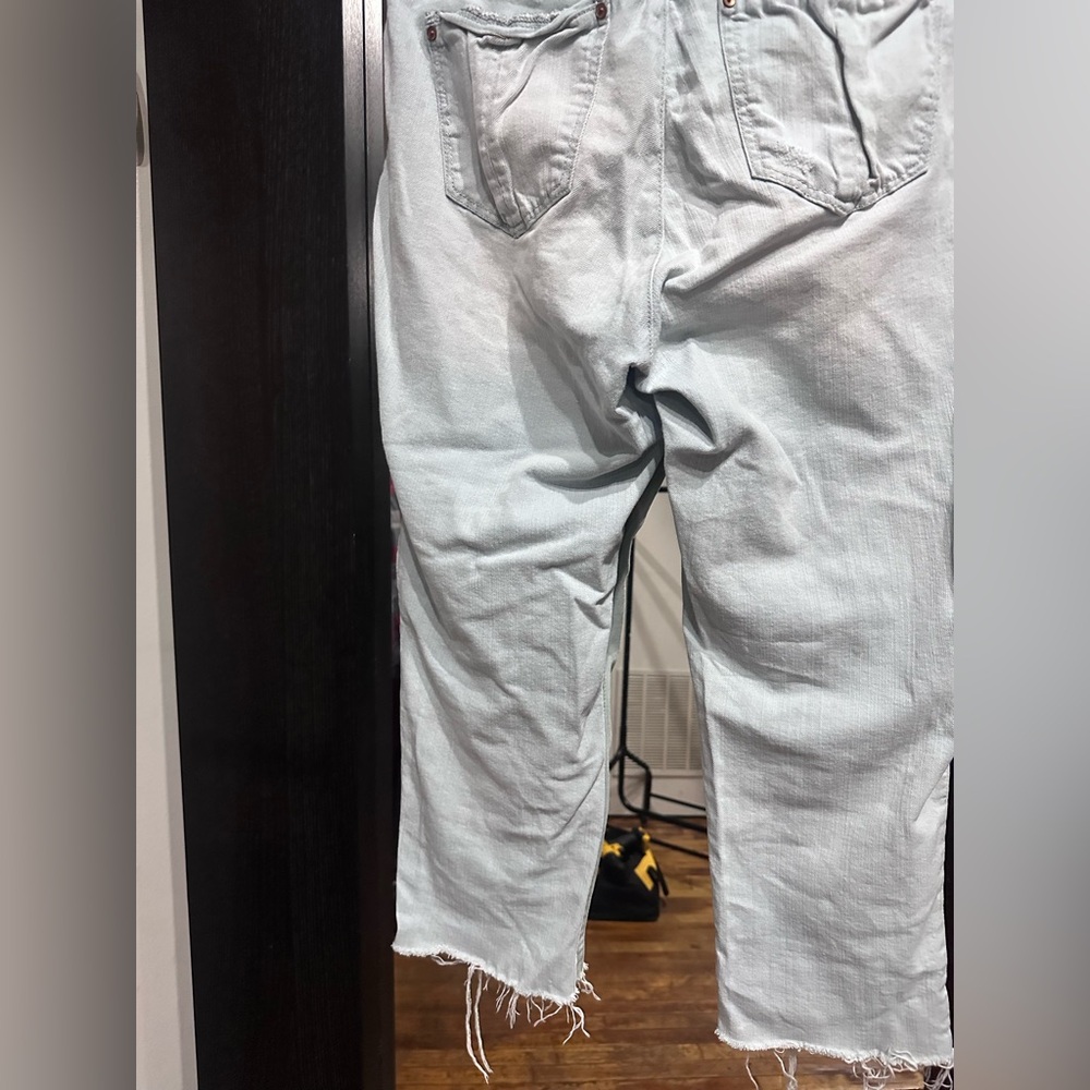 Wit & Wisdom Faded Blue Cropped Jeans - Picture 3 of 3